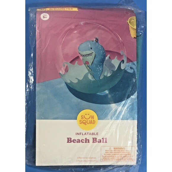 6 Inflatables Beach Pool Swim Rings 24”-30" & 17.5” Beach Balls for Kids 4-10 - Picture 3 of 8
